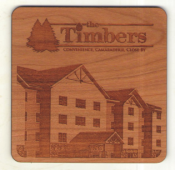 Custom Wooden Coasters(Picture Engraved)