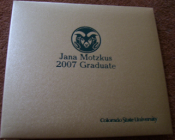CSU Gold Graduation Scrapbook Album
