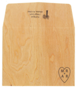 Custom Wood Envelopes (Initials Heart Sample)