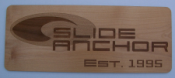 Offering custom wood gone fishing signs.  Our laser engraved wood sign products can be engraved in any size and shape economically.
