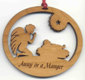 Offering Christian Christmas ornaments.  Our laser engraved Christian ornaments can be personalized to make them unique.