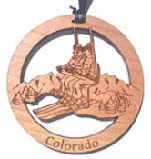Offering customized skiing & chairlift Christmas ornaments.  Our personalized skiing ornaments make great gifts!
