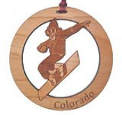 Offering custom snowboarding Christmas ornaments.  Personalized ski and snowboarding ornaments make unique and memorable gifts.