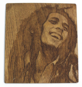 Engraved Bob Marley Sample