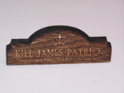 Offering wooden home address signs.  Our laser engraved house signs are tailored to meet your exact size and shape.  Unique home address signage.