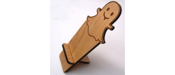 CELLPHONE-GHOST - Wooden Cell Phone Holder (Snap-chat)