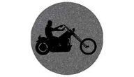 COASTER-R-MANONMOTORCYCLE - Motorcycle Coaster