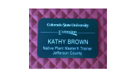 CSU-EXT-NATIVEPLANT-TRAINER - Native Plant Master Trainer 
