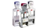 Offer custom self inking dater stamp!  We also manufacture great custom rubber stamps at low prices!