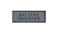 ELECTRICAL-BATTERY INVERTER - Battery Inverter Electrical Plate Sample (1x3 Inches)
