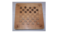 LC-CHECKERS-CUSTOM - Custom Engraved Checkers Game(Dalmatian)