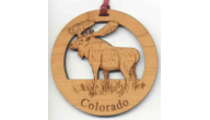 Offering custom moose Christmas ornaments.  We laser engrave cherry wood from scratch to make customized holiday ornaments.
