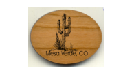 Offering custom cactus magnets.  We engrave western and southwestern art work into cherry wood refrigerator magnets.