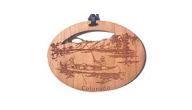 O-FISHERS - Personalized XMAS Ornament (Canoe Fishing)