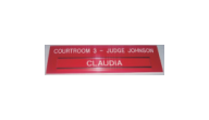 RMBE-SLIDE SIGNS - Engraved Signs with Slides(4x10)