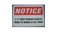 SIGN-NOTICE - Notice Warning Sign(10"x12")