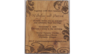 THEME-INVITATION-VINE - Wooden Invitations (Vine Example)