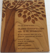 Wooden Invitations