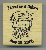 Offering custom wedding rubber stamps.  We make any personalized rubber stamps used for wedding invitations, favors, and more!