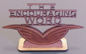 Engraved Wood Desktop Recognition
