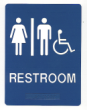 Offering ADA restroom signage.  Our braille signage can come in any size and color.