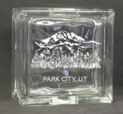 Offering custom glass block banks and vases.  We engrave logos and art work onto 8 x 8 glass bank and vase products which make great personalized gifts.
