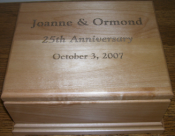 Offering Custom Engraved Jewelry Gift Boxes for as low as $13.50 in volume. Photos and engraving can be incorporated into the personalization.