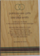 WEDDING-RING INVITE - Wooden Veneer Invitations(Rings Design)