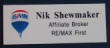 RMBE-REMAX - RE/MAX Name Tag