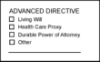 MEDICAL-ADVANCE - Advance Directive Stamp