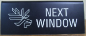 Economical Folded Desk & Counter Signs
