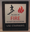 SIGN-ALUMINUM-FIRE - Aluminum In Case of Fire(6x8 on Silver)