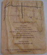 WEDDING-VENEER-MAP - Wooden Veneer Maps(Printed to Wood)