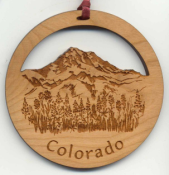 Offering custom mountain Christmas ornaments. Personalized mountain ornaments make unique Christmas gifts during the holidays!