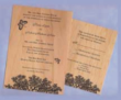 WEDDING-BUTTERFLY INVITE - Wooden Veneer Invitations(Butterfly Design)