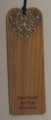 Wooden Book Mark(Heart Design)