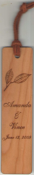 Wooden Book Mark(Wedding Favor)