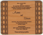 Wooden Invitations(Pattern Sample)