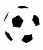 Art Deco Soccer Ball Logo