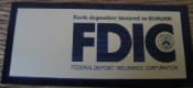FDIC Insured Bank Sign