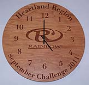 Offering custom engraved mantel clocks.  We can engrave pictures or art work onto our beautiful mantel clock.  This makes a very unique gift for family, friends, employees, and key clients.