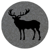 Customized Elk Coaster