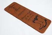 Leather Book Mark 6" x 2"  