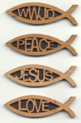Offering custom Christian magnets.  Our cherry wood personalized Christian magnets make wonderful favor at church and youth retreats.