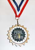 Wood Medallion Holder for Color Insert (Petal the Plains)