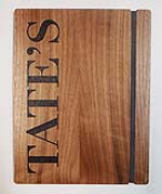 Wood Menu Board(Walnut-Tates)