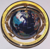 Personalized Globe Engraving