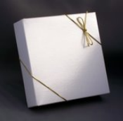 Presentation Box(Example with Gold Ribbon)
