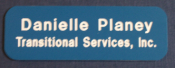 Name Badge (1 Color - No Logo)