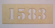 Wood Stencil (6"x18" Wooden Template)